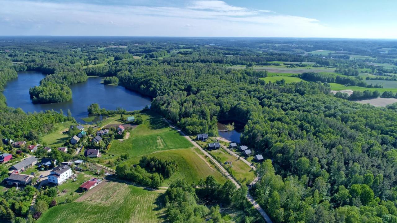 Osada Skoczkowo Komfortowe Domki Z Jacuzzi Nad Jeziorem- Sauna- Balia- Prywatny Staw Wedkarski Podiazy Buitenkant foto